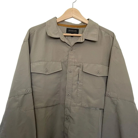Brothers And Sons Dobby Performance Button-Down Western Shirt Sz XXL - Picture 8 of 9